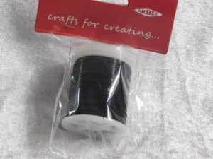 Beading Wire 26 Gauge Black 30m